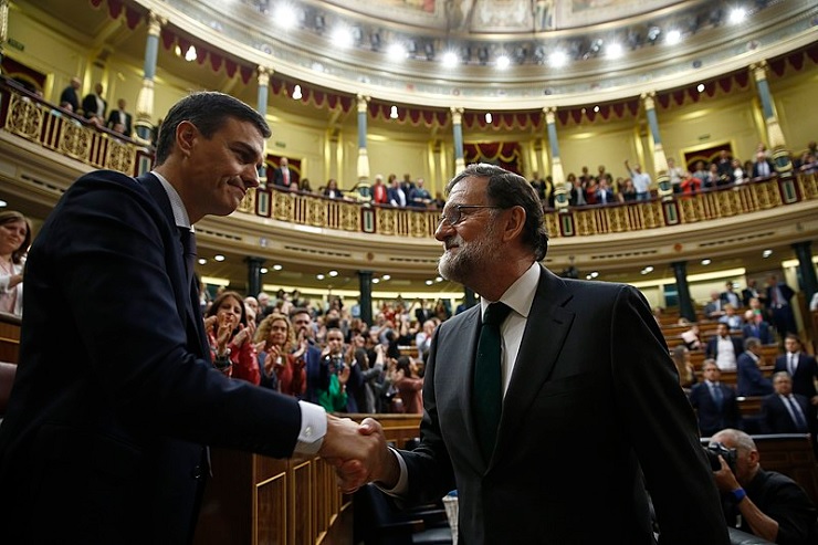 Spain's prime minister Sanchez in
