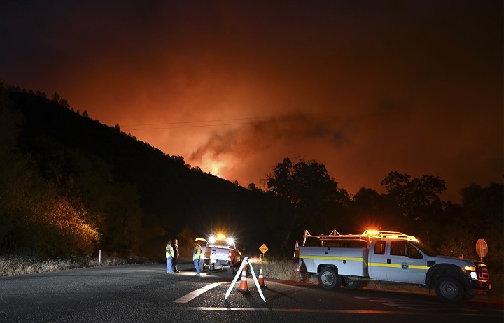 California wildfires in news online & headline news