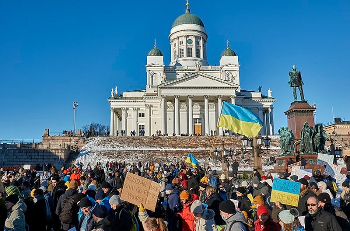 Helsinki protests in online news & world news