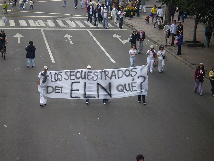 Protests against ELN in 2008 in online news & world news
