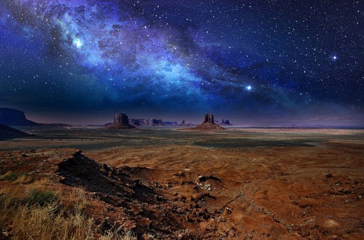 Milky Way over the desert in Science News & Online News