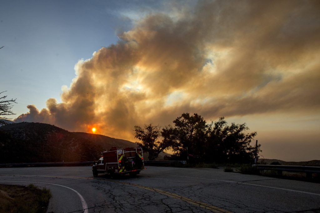 California wildfires in news online and headline news