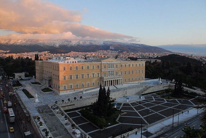 Greece's parliament in online news & world news