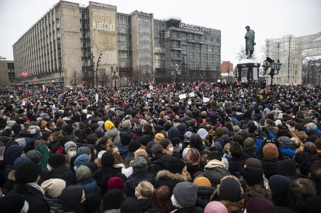 Russian protests in World News and Online News