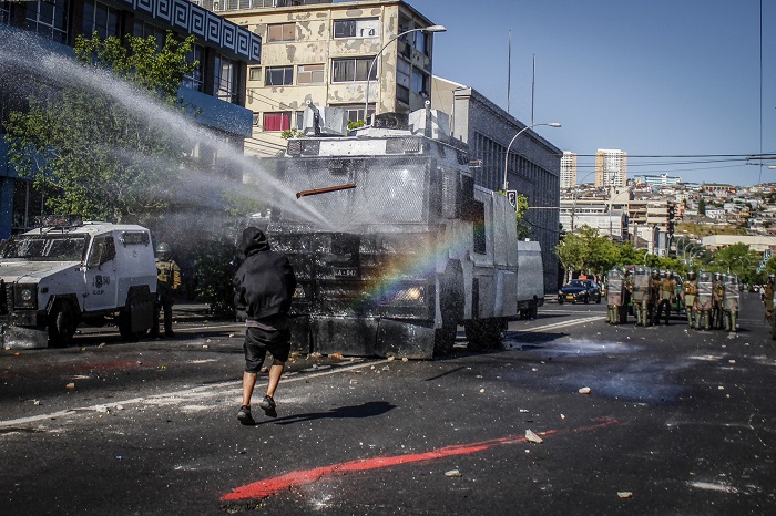 Chile's demonstrations in online news & headline news