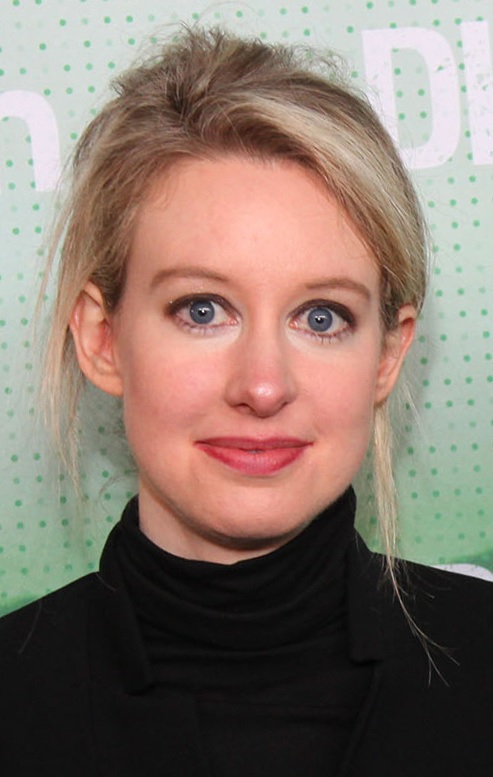 Elizabeth Holmes of Theranos in online news & headline news