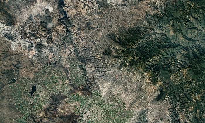 Satellite image of Mexico    Courtesy of Shutterstock and NASA
