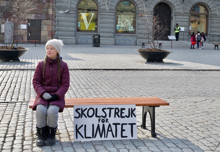 Greta Thunberg in 2019 in world news & online news