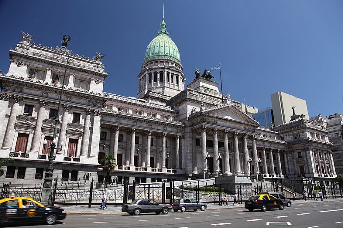 Argentina's Congreso Palacio del Congreso in online news & headline news