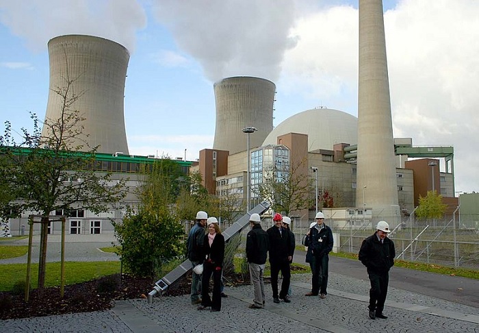 One of Germany's nuclear power plants in headline news & online news