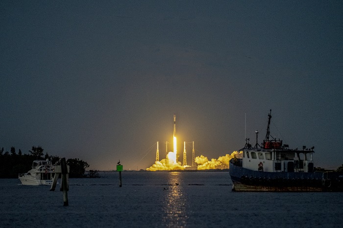 Space X's launch in headline news & online news