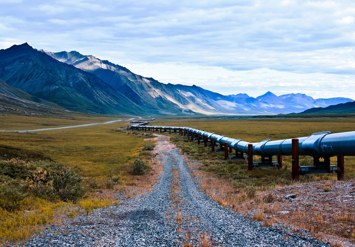 Exxon Mobil's pipeline in Alaska in online news & headline news