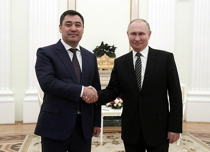 Putin and president of kyrgystan in online news & world news