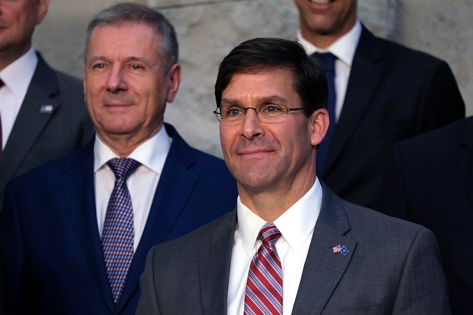 Former Defense Secretary Esper in 2019 in online news & headline news