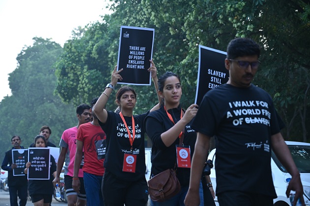 Indians protesting against human trafficking in headline news & online news