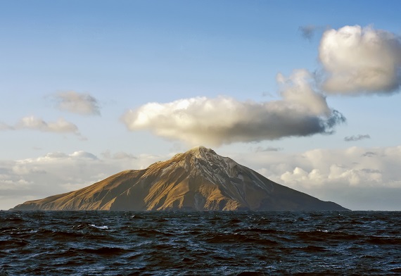A volcano on one of the Aleutican Islands in headline news & bulletin news