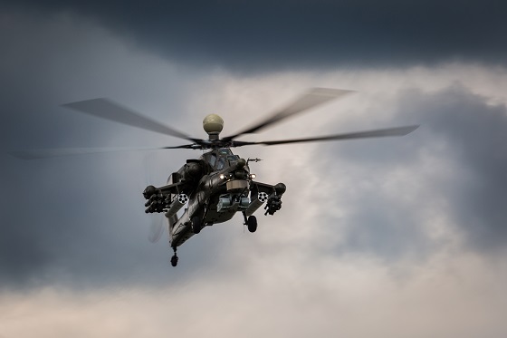 An Apache Attack helicopter in bulletin news & headline news