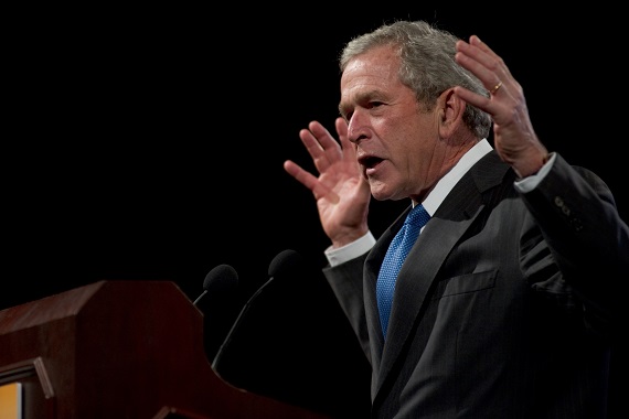 Former President George Bush in 2011 in commentary & editorials