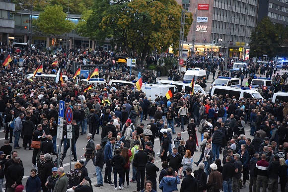 AFP demonstrators in 2018 in Germany in world news & bulletin news