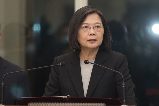 Taiwan's president during a speech in world news & online news