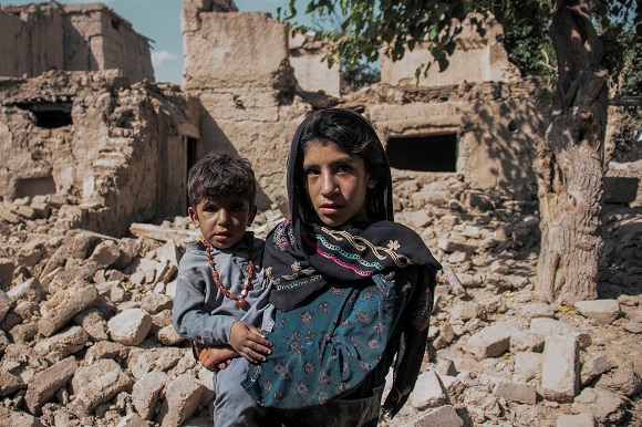 The aftermath of an earthquake in Afghanistan in 2022 in buletin news & headline news