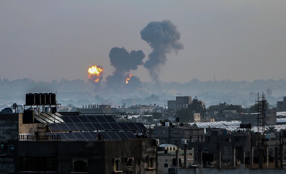 Gaza and attacks in 2021 in headline news & bulletin news