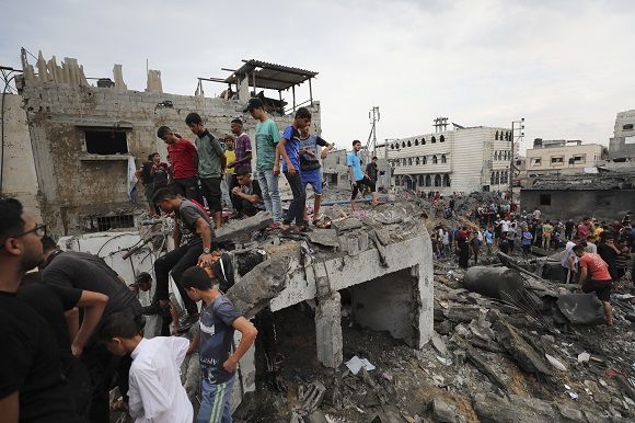 More destruction in Gaza in breaking news & headline news