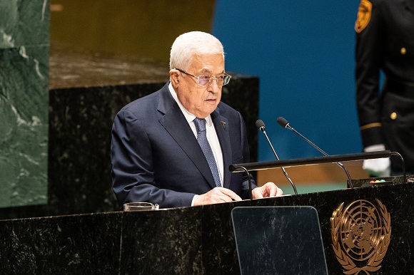 The leader of the Palestinian Authority in world news & online news