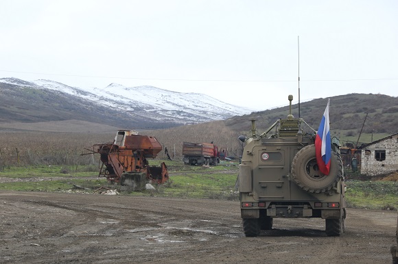 Russian peace keeping forces in Karabakh in world news & online news