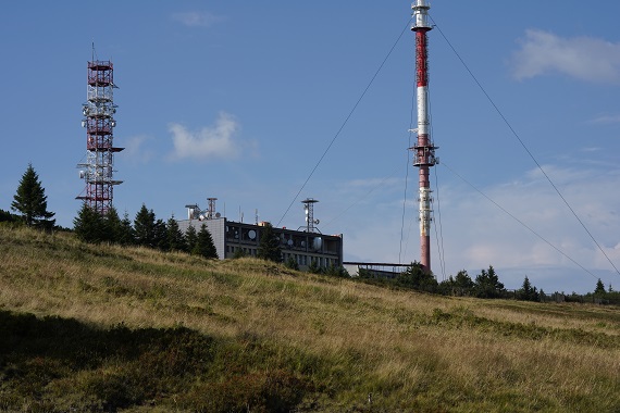 Transmission towers of Radio Free Europe in headline news & online news