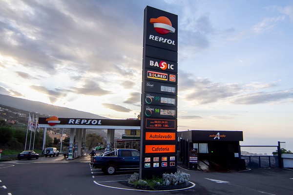 A gas station of Repsol in world news & online news