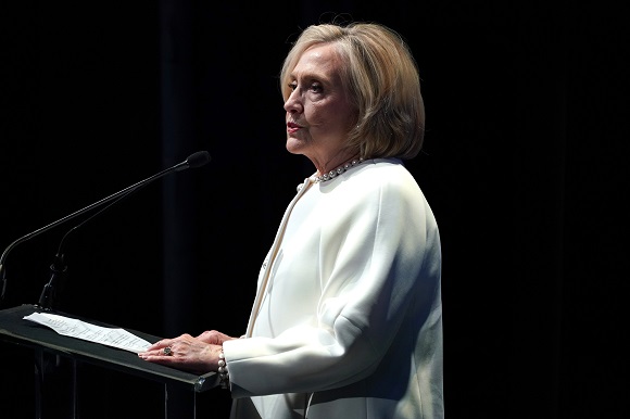 Hillary Clinton and a walk out over deaths in Gaza in headline news & online news