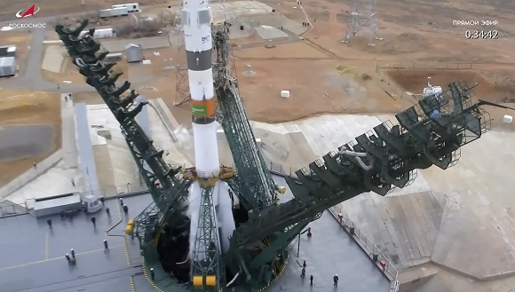 A Soyuz launch in headline news & world news