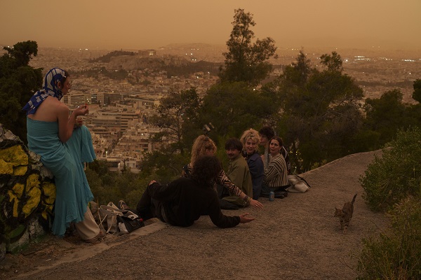 Dust pollution in Greece in headline news & world news