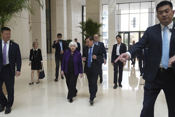Janet Yellen lecturing China in the economy & online news