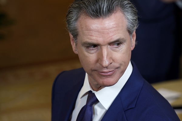 Gavin Newsom & budgets in headline news & online news