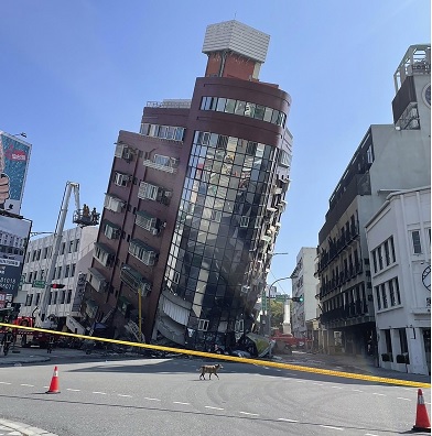 Taiwan's earthquake in breaking news & online news