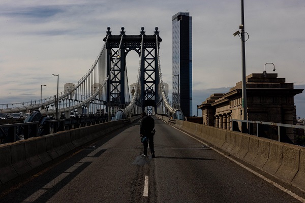 Protests at Manhattan bridge in bulletin news & online news