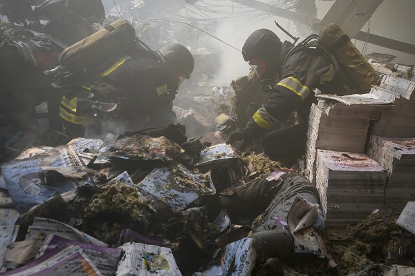 Russian attacks in Kharkiv in world news & headline news