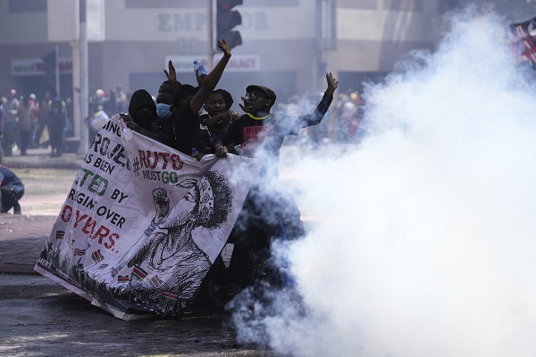 Nairobi riots in headline news & breaking news