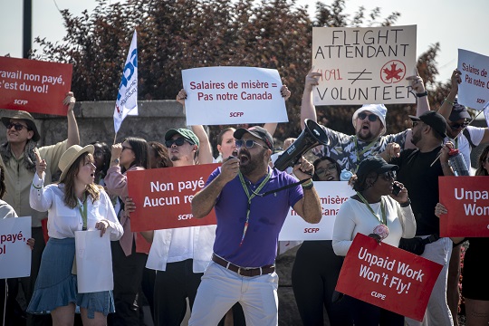 Canada Air strike canceled flights