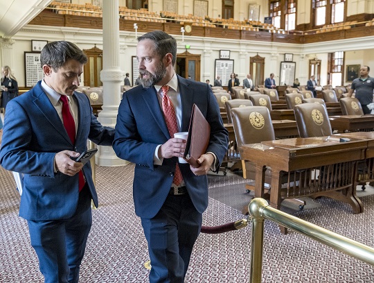 Texas Democrats go to California
