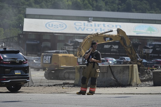 explosion at US Steel