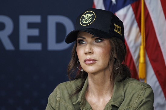 Kristi Noem threat to suspend online news North American news