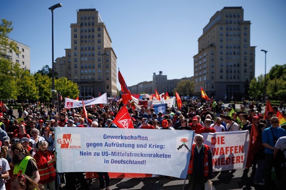 workers rallied across Germany online news news online headline news world news